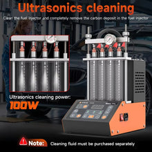 Load image into Gallery viewer, ANCEL ANJ400 Fuel Injector Cleaner Tester GDI EFI Ultrasonic 4-Cylinder Machine