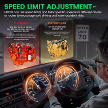 Load image into Gallery viewer, ANCEL HD200 Truck Scanner Bluetooth Tool for Cummins CAT OBD2 Speed Reset Code