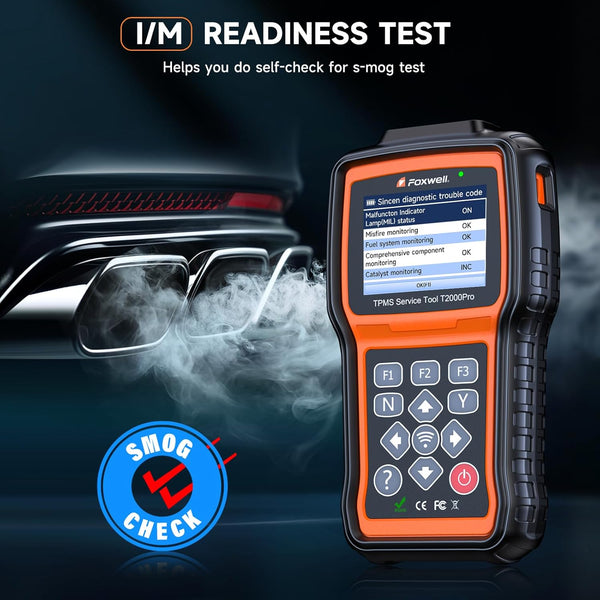 FOXWELL T2000 PRO Auto Tire Pressure TPMS Relearn Activate Sensors Diagnostic Tool