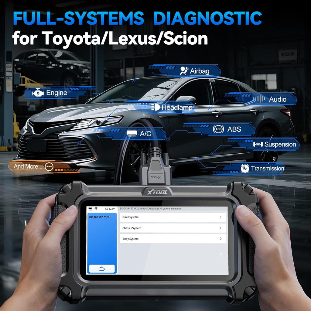 XTOOL IP500 Toyota Scan Tool Full OBD2 Scanner Bidirectional Auto Code Reader