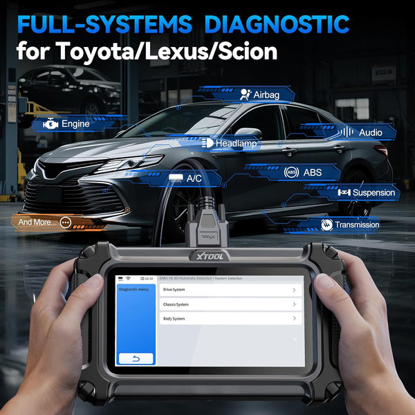 XTOOL IP500 Toyota Scan Tool Full OBD2 Scanner Bidirectional Auto Code Reader
