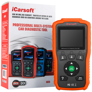 iCarsoft i820 OBDII Car Diagnostic Scanner Tool Code Reader OBD2 CAN