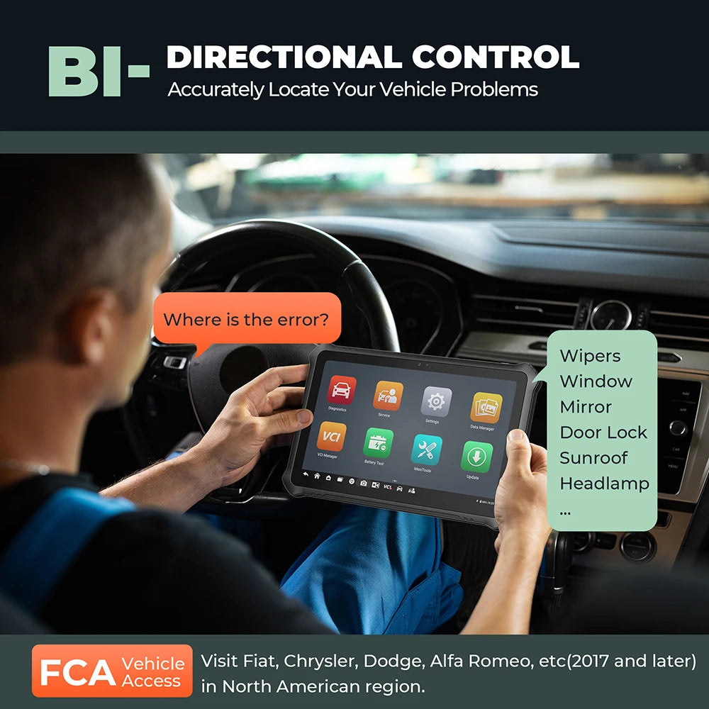 OTOFIX D1 Max2 Bi-Directional OBD2 Diagnostic Scanner ECU Coding 40+ Service