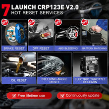 Load image into Gallery viewer, 2026 LAUNCH CRP123E V2.0 OBD2 Scanner ECU Coding Bi-Directional DoIP 38+ Reset
