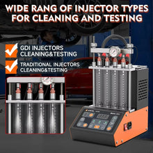 Load image into Gallery viewer, ANCEL ANJ400 Fuel Injector Cleaner Tester GDI EFI Ultrasonic 4-Cylinder Machine