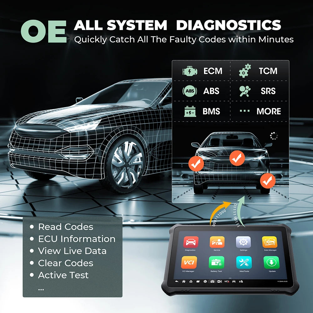 OTOFIX D1 Max2 Bi-Directional OBD2 Diagnostic Scanner ECU Coding 40+ Service