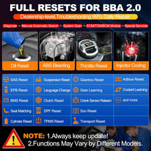 Load image into Gallery viewer, 2025 LAUNCH X431 Creader Elite 2.0 BBA Bmw Scan Tool, VW Audi OBD2 Scan Tool
