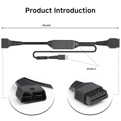 LAUNCH X-431 DoIP Connector Adapter DoIP Cable Cable For DBSCar DOIP