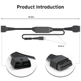 LAUNCH X-431 DoIP Connector Adapter DoIP Cable Cable For DBSCar DOIP