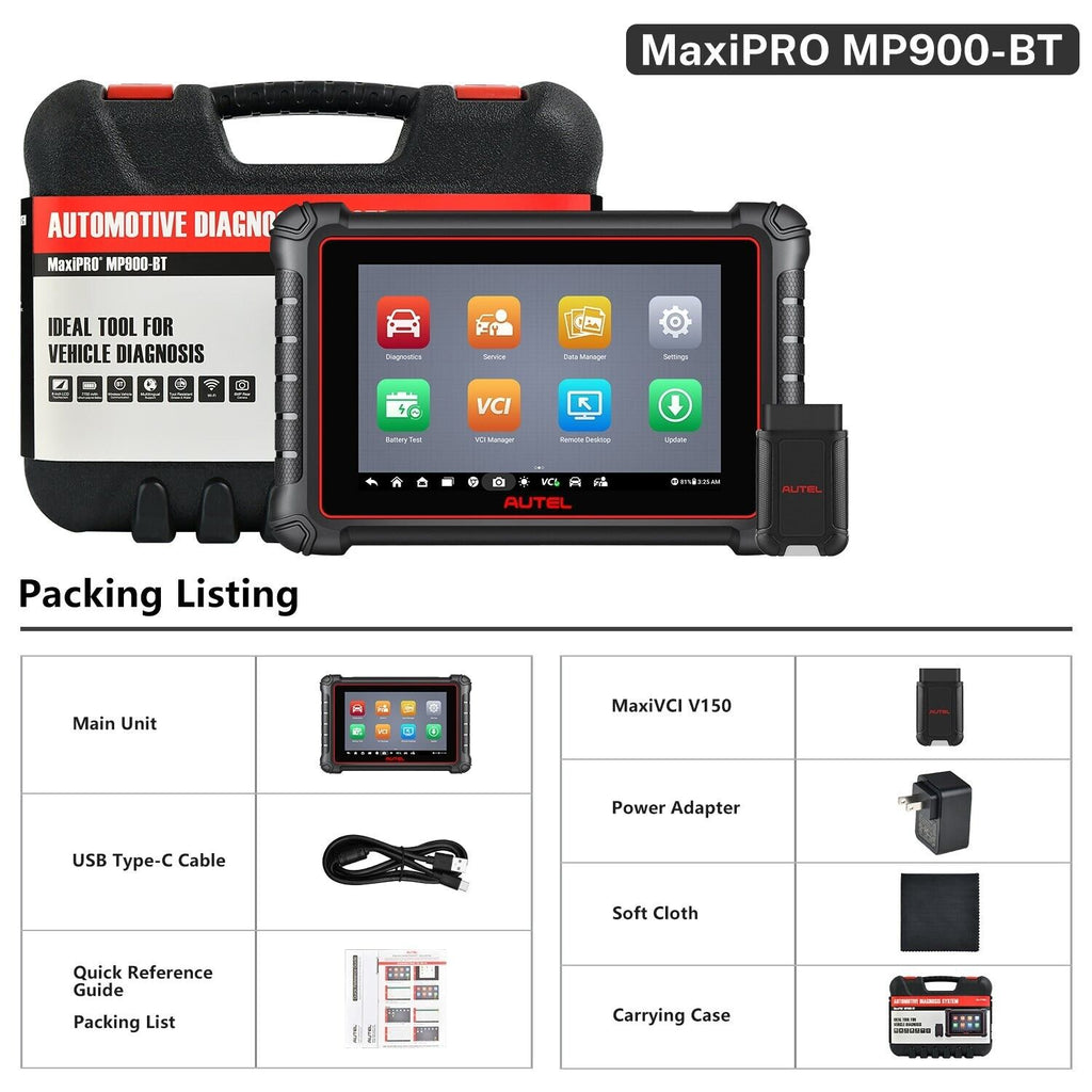 Autel MaxiPRO MP900BT / MP900Z-BT OBD2 Diagnostic Scanner