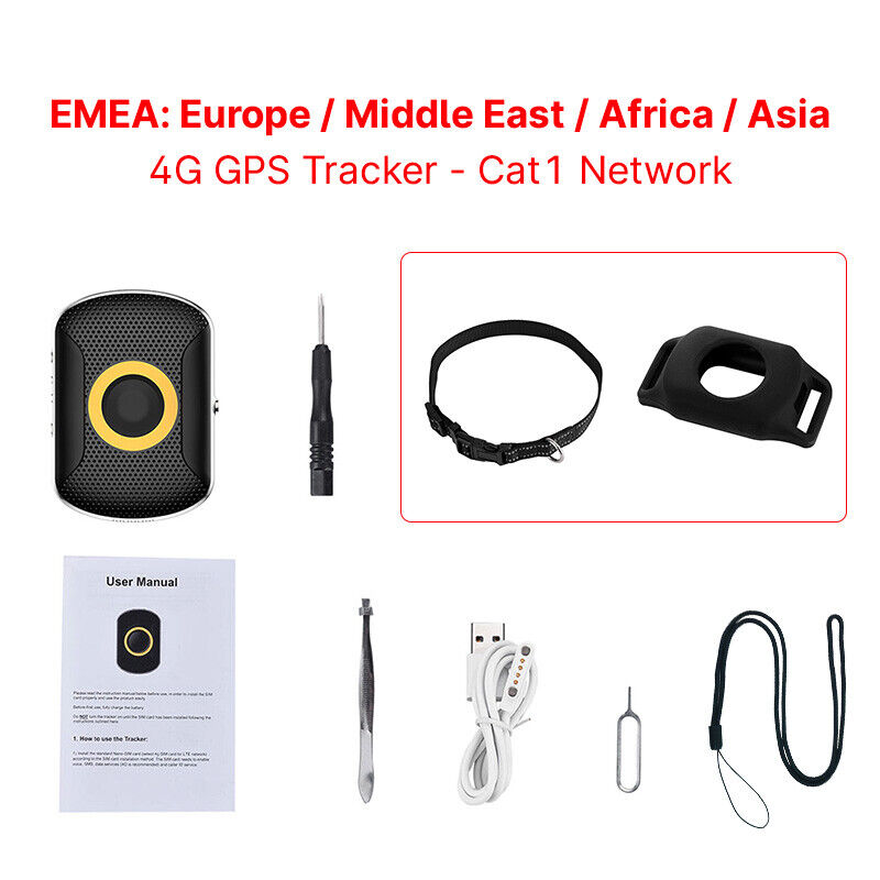 4G Waterproof Personal GPS Tracker Support Geo-Fence SOS Smart Kids Locator