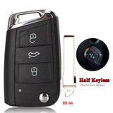 Fits VW 434Mhz 6V0959752D /Q Complete Transponder Remote Key