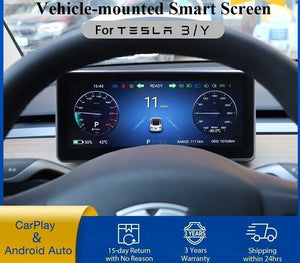 Vjoycar New Y3 Digital Perform HUD Touch-LCD Center Console Dashboard for Tesla