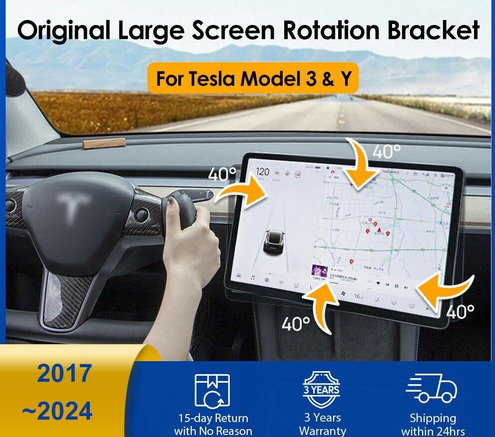 New Reliable for Tesla Screen Rotation Bracket Model 3 Y Accessories