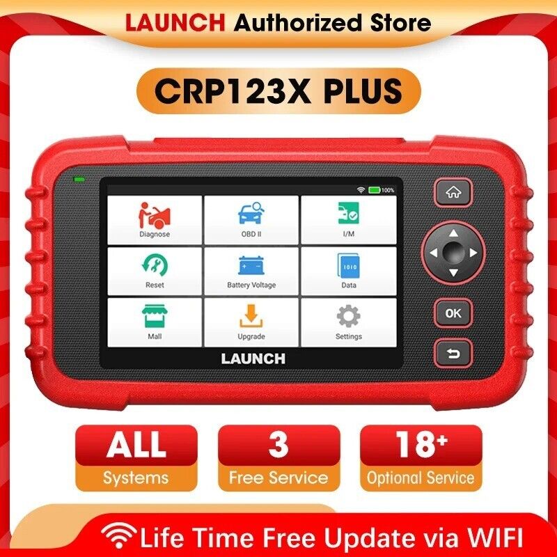 LAUNCH CRP129X V2.0 OBD2 Diagnostic Scanner Tool ABS SRS Transmission Engine Reset Secondary image