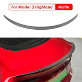 Real Carbon Fiber Trunk Wing Spoiler For Tesla Mode Y Model 3 2017-2024 Real Car