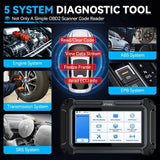 XTOOL D5S Car Diagnostic Tool Gearbox ABS EPB SRS Engine System Scanner 15