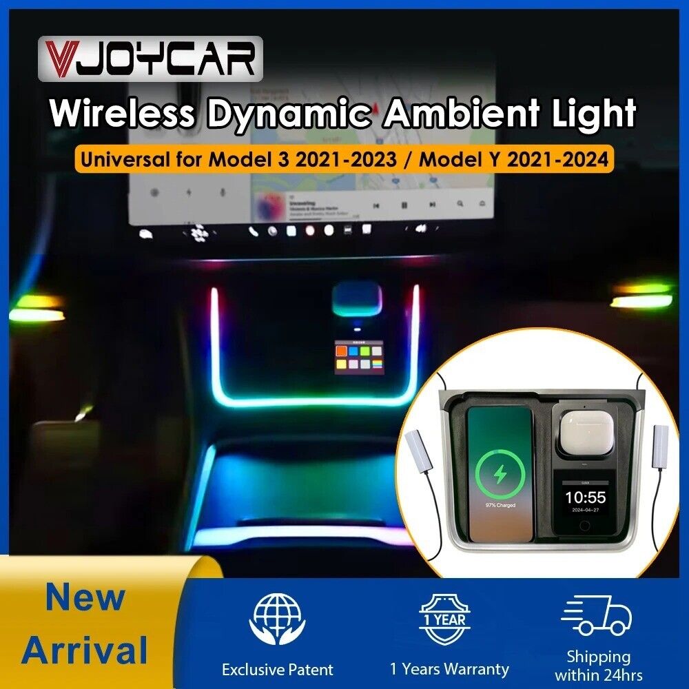 VJOYCAR 2024 New Wireless Charger For Tesla Model Y Model 3 2021+ Air Main image