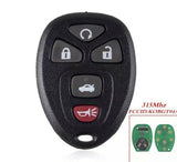 Fits Chevrolet Buick Cobalt  KOBGT04A 22733524 315Mhz 5 Buttons Car Remote Key