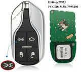 Fits Maserati 433Mhz M3N-7393490 Complete Transponder Remote Key