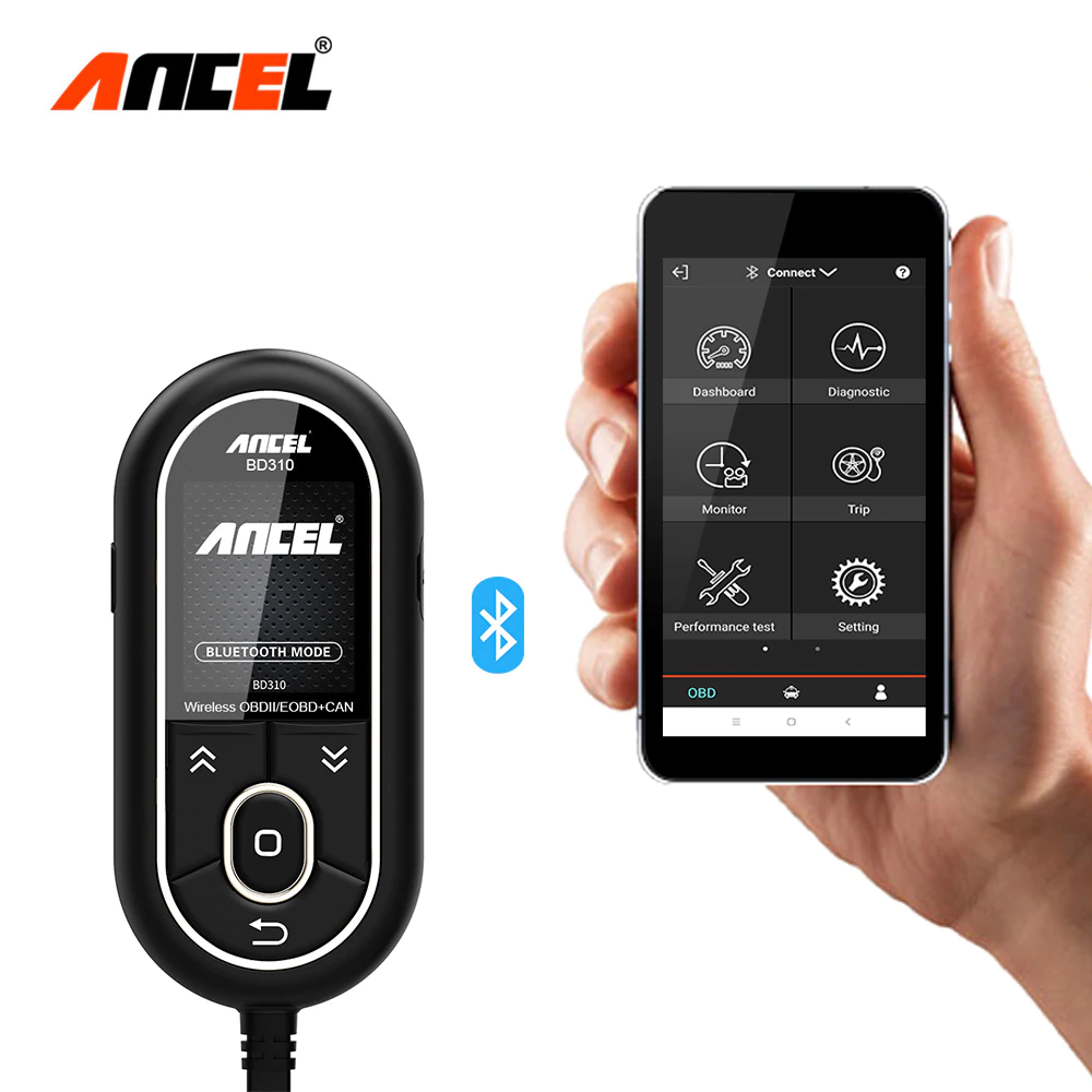 Ancel BD310 OBD2 Auto OBD Scan Tool Digital Gauge & Car Trip Computer For iPHONE Secondary image