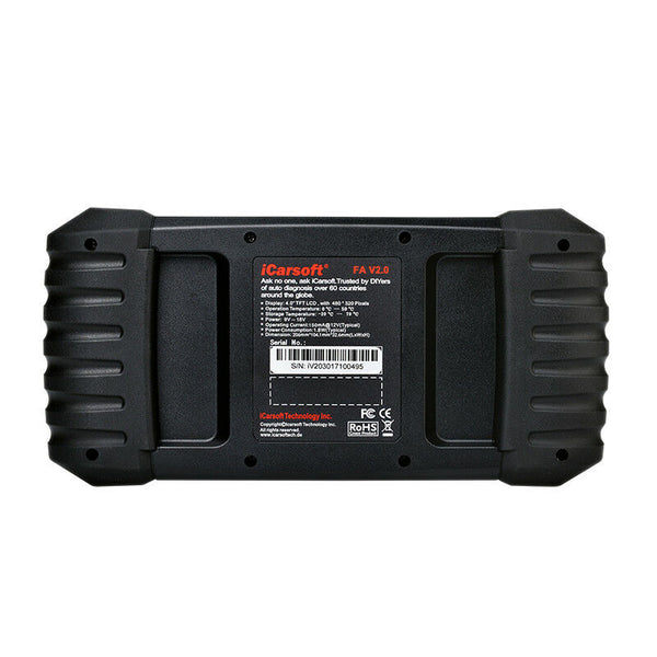 iCarsoft US V2.0 Fits Ford/GM/Holden OBD2 Diagnostic Fault Code Reset Scan Tool