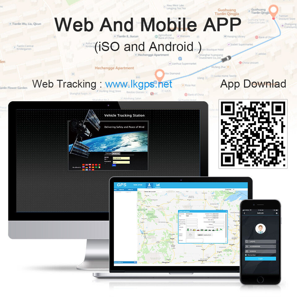 Car GPS Tracker LK209A 6000mAh Asset Locator Long Standby Magnet Vehicle GPS - Auto Lines Australia