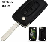 Fits Citroen 433Mhz ID46 Complete Transponder Remote Key