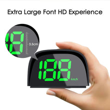 Load image into Gallery viewer, New GPS HUD Digital Speedometer Display 2-Color Plug and Play Big Font Car