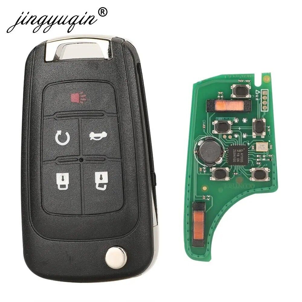 jingyuqin 315/433MHz ID46 KeylessGo Smart Remote Key for Chevrolet Cruze Aveo Secondary image