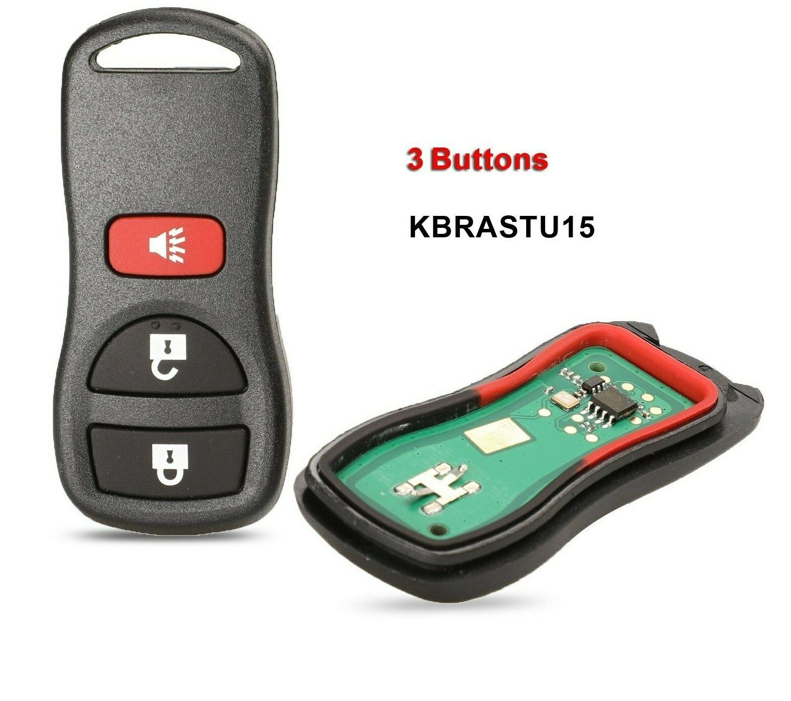 Fits Nissan 315Mhz KBRASTU15 Complete Transponder Remote Key Fob Secondary image