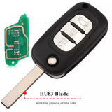 Fits Renault 433Mhz CWTWB1G767 Complete Transponder Remote Key