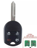 Fits Ford Edge 4D63 Chip 80 Bits CWTWB1U793 315Mhz Remote Keyless Car Key