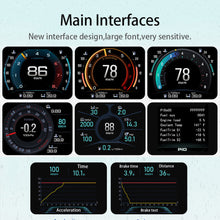 Load image into Gallery viewer, New V63S OBD2 HUD Gauge Car Head Up Display Multi-Function Dashboard