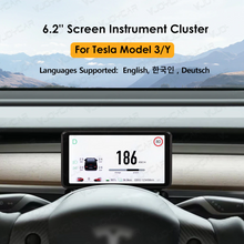 Load image into Gallery viewer, TESLA Model 3 Y HUD Screen 6.2&quot; Dashboard Cluster Instrument Speedometer Meter