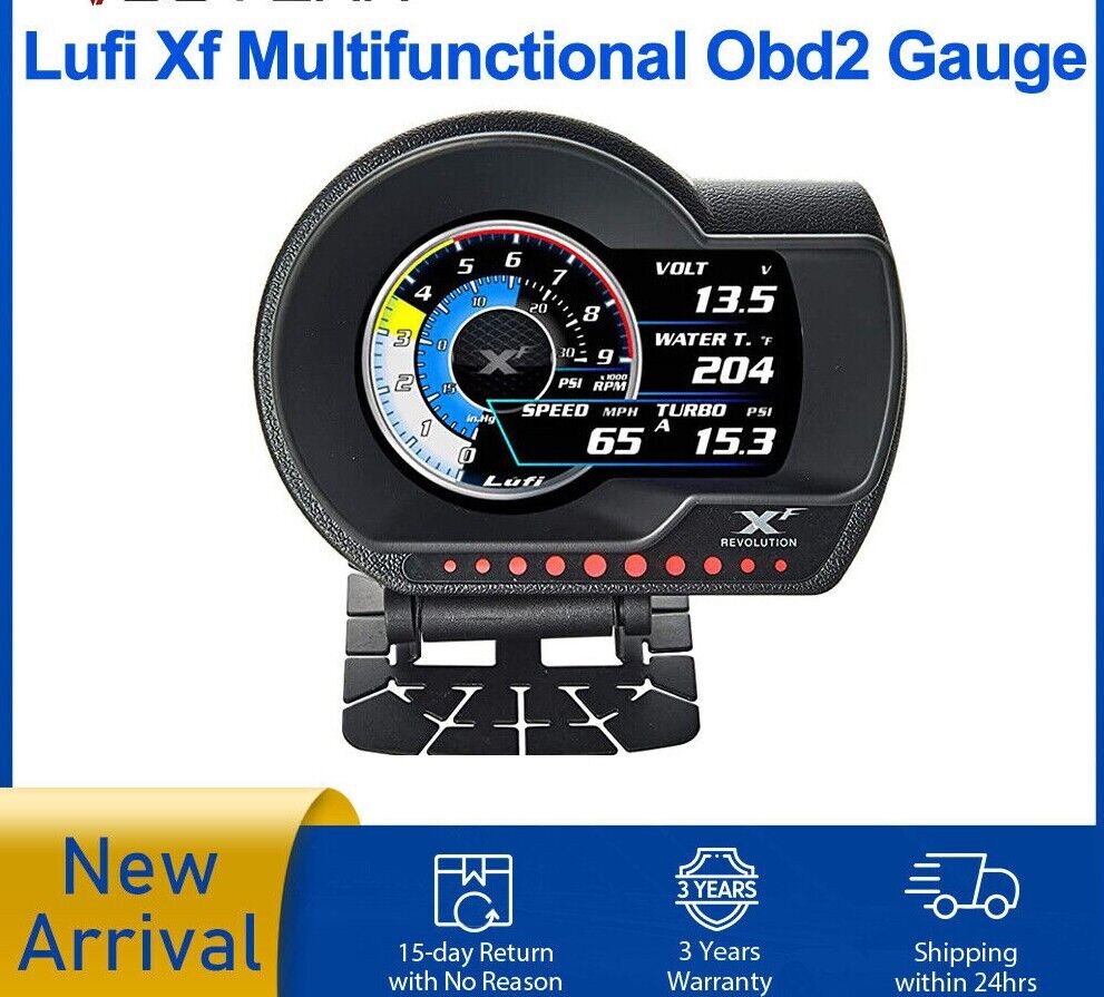 Lufi XF OBD2 HUD Gauge Total Mileage Multi-Function Smart Digital Diagnosed Tool Main image