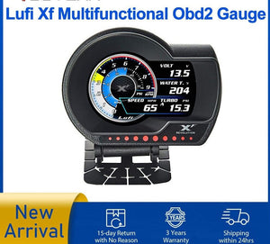 Lufi XF OBD2 HUD Gauge Total Mileage Multi-Function Smart Digital Diagnosed Tool