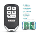 Fits Honda 2018 Clarity Hybrid Electric Fuel Cell KR5V2X ID47 433Mhz Remote Key