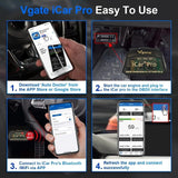 Vgate iCar Pro ELM327 V2.3 Bluetooth 4.0 WIFI ELM 327 OBD 2 Auto Scanner Code