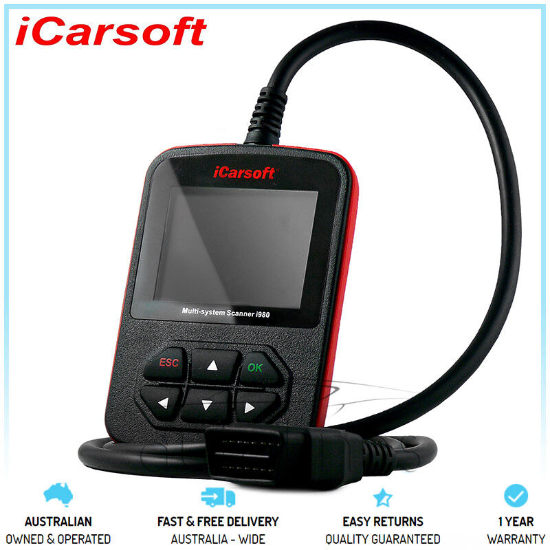 iCarsoft Professional Auto Diagnostic Tool i980 for Mercedez Benz Sprinter Smart Secondary image