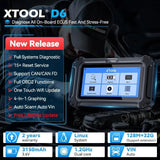 XTOOL D6 Car Diagnostic Scanner All System Automotive scanner For All Car 15+