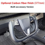 Newest 377mm Yoke Handle Model 3 Highland 2024 with Heating Yoke Steering Wheel