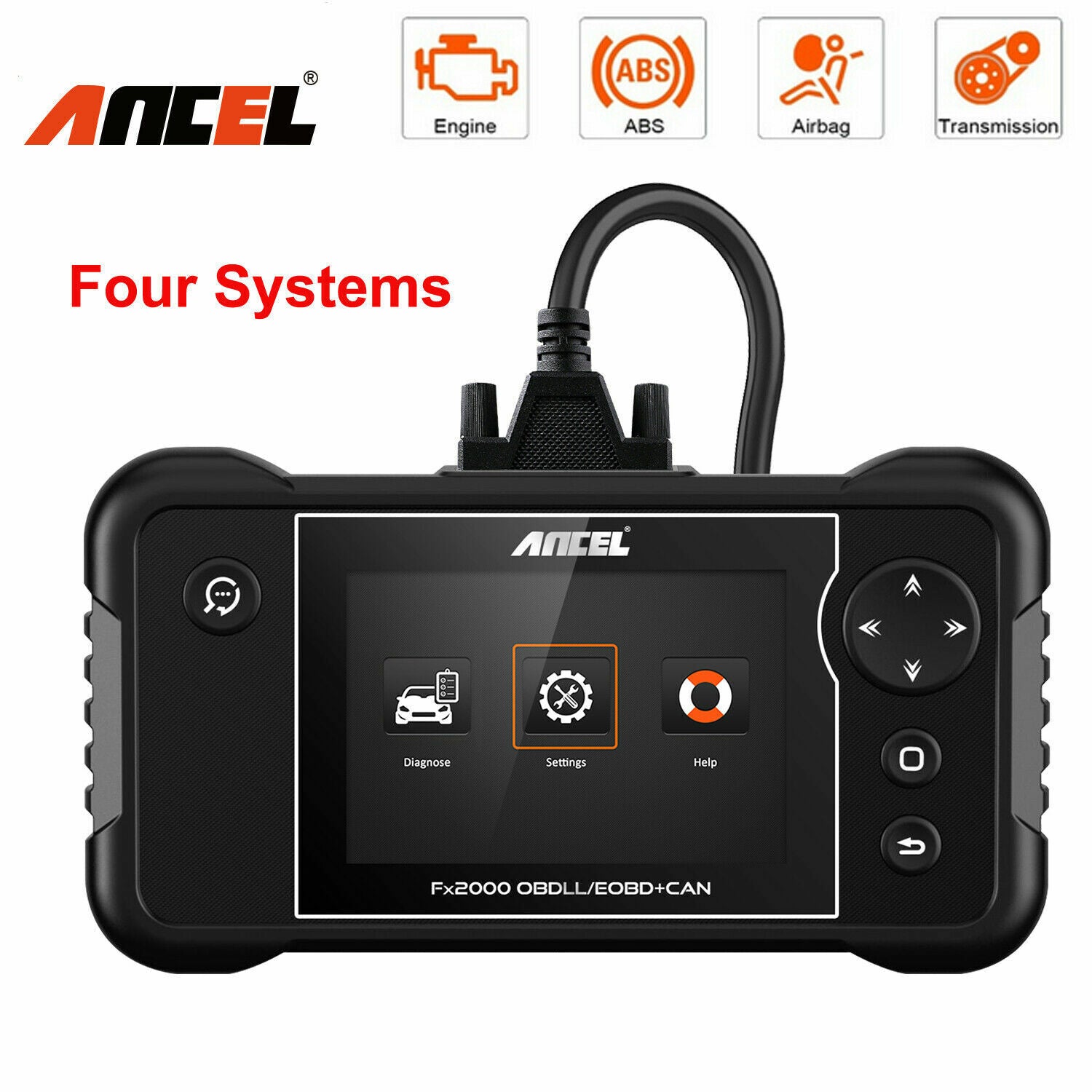 Australian Version - ANCEL FX2000 OBD2 Car Diagnostic Scan Tool SRS Transmission Secondary image