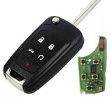 Fits OPEL/VAUXHALL 315/433Mhz ID46 PCF7937E Complete Transponder Remote Key