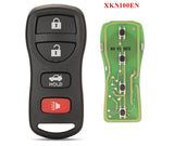 Fits Xhorse XKNI00EN  Nissan 4 Button Complete Transponder Remote Key