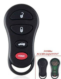 Fits Jeep Dodge 2002-2005 Caravan Dakota Chrylser GQ43VT17T Remote Car Key