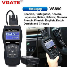 Load image into Gallery viewer, 2024 Newest Versions Vgate VS 890 OBD2 Diagnostic Scanner VS890 SCAN Tool