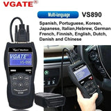 2024 Newest Versions Vgate VS 890 OBD2 Diagnostic Scanner VS890 SCAN Tool