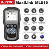 For FORD - AUTEL ML619 OBD2 Car Scanner Code Reader ABS Airbag Diagnostic Tool