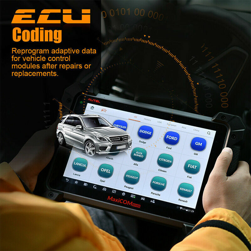 Autel MaxiCom MK908 Bluetooth Diagnostic ALL System ECU Auto Scanner Tool Secondary image